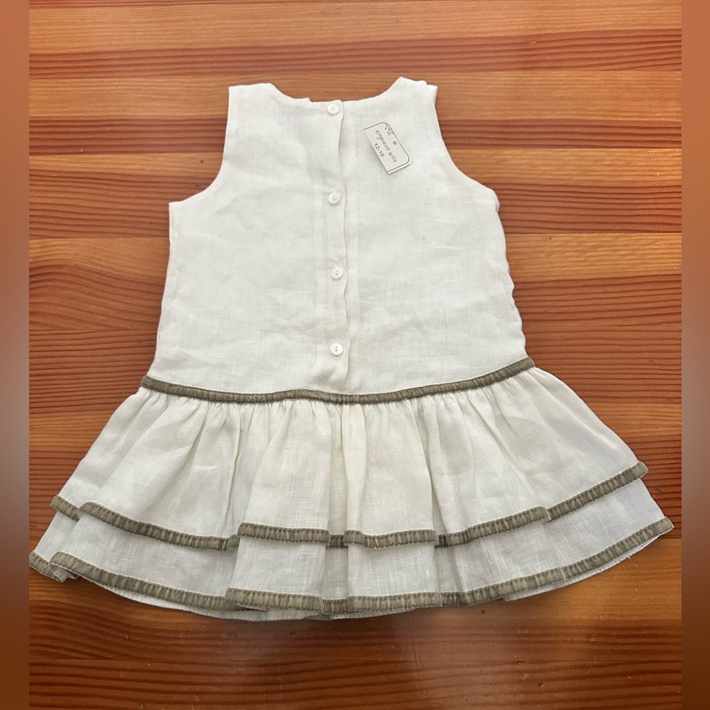Tiered Linen dress NWT - Picture 4 of 6